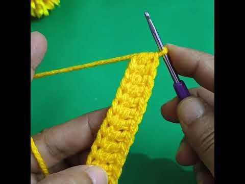 Crochet: Double Crochet Chainless Foundation Tutorial