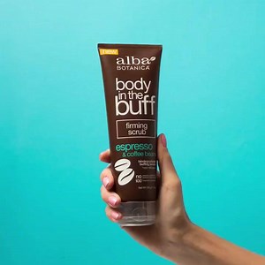 4.8K views · 52 reactions | Wake up your skin with the new Alba Botanica® Body in the Buff Espresso Firming Scrub. Buff away dull, dry skin and feel rejuvenated in just minutes. | Alba Botanica | Facebook