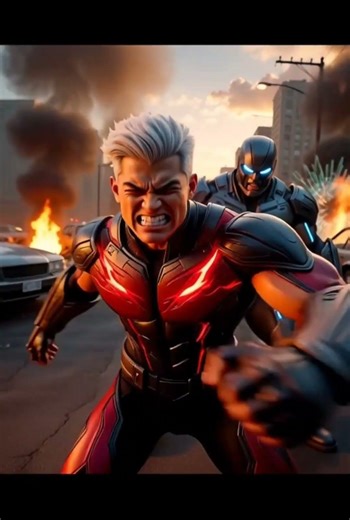 [Round 3] Ageis vs Vortex. #marvel #action #scifi #fyp #fypシ #ai #motivation #heroic