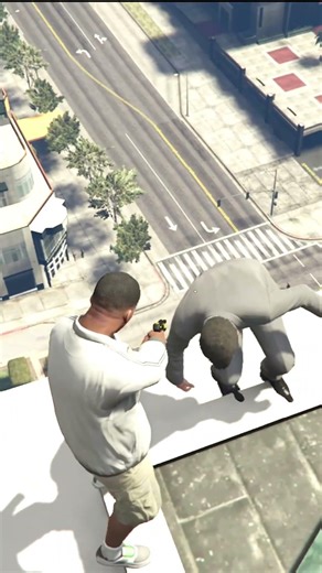 Franklin electric shock on Michael and Trevor #gta