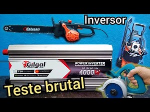 GILGAL 12v to 110v inverter test launch