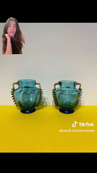 This Sophie Lou Jacobsen vase is a dream but here’s where you can find some similar looks for less: 1. MarcheVintageShop on @Etsy Jerzy Słuczan-Orkusz for Tarnowiec Glassworks in the 1980s 2. On Pamono - J. Słuczan-Orkusz for Cracow Institute for Glassworks, Poland, 1970s 3. On Pamono - Belly Button Vase by J. Słuczan-Orkusz for Cracow Institute for Glassworks 4. VaseAndVelvet on @etsy - Antique blue turquoise art glass vase, Art Nouveau glass, Vintage Bohemian Czech glass vase, Harrach Moser #v