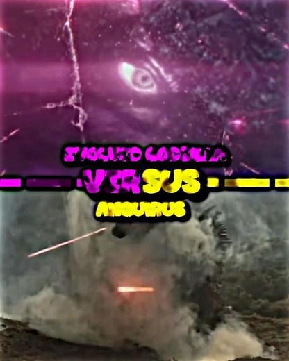EVOLVED GODZILLA VS ANGUIRUS