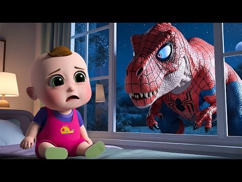 Dinosaur at the Window | Fun Dinosaur Song for Kids | Baby Cartoon Kids Songs