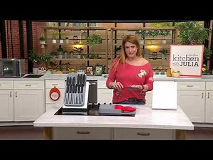 Cooking Light 13-Piece Stainless Steel Cutlery Set w/ Organizer on QVC