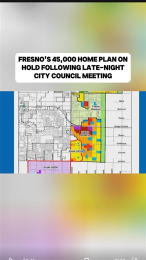 The City of Fresno’s plan to annex 9,000 acres and use over 400 acres to build 45,000 new homes was placed on hold on Thursday at the Fresno City Council, in a meeting that went on until almost midnight. The city says SEDA would add much-needed housing and potentially thousands of jobs. Those against the plan say it would only hurt the city and people living in rural areas due to the development, as some areas of the project contain a mix of farmland and ranch-style homes. | CBS47 Fresno