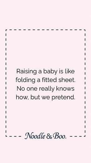 Raising a baby is full of moments where we’re just figuring it out as we go. No one really knows how, but we give it our best (and laugh through the chaos). You’ve got this, mama! 💪💕 #noodleandboo #parenthood #momlife #babyhood #keepingitreal #momstrong #raisingbabies | Noodle & Boo
