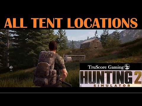 Roosevelt Forest HUNTING SIMULATOR 2 ALL Campsite Locations