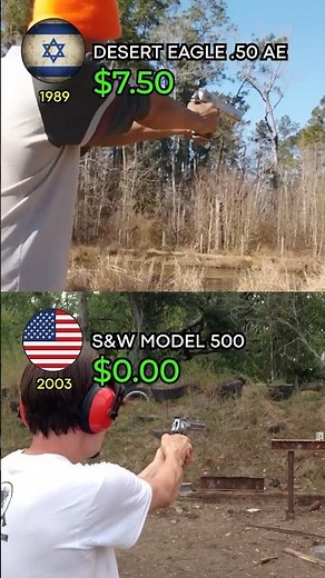 Desert Eagle vs S&W 500 🔥 The Hand Cannon Showdown!
