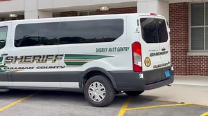 Whitney Cheatham leaves the Cullman County Courthouse after her motion for a bond reduction was denied by Judge Turner.. | Cullman Daily