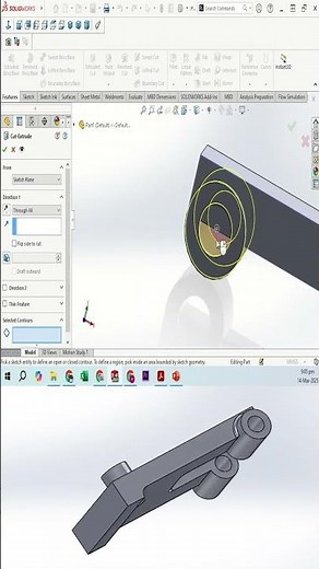 SolidWorks Tutorial: Practice Problem 4.7 #solidworks #CAD #cadsoftwaretutorial #solidworkstutorials