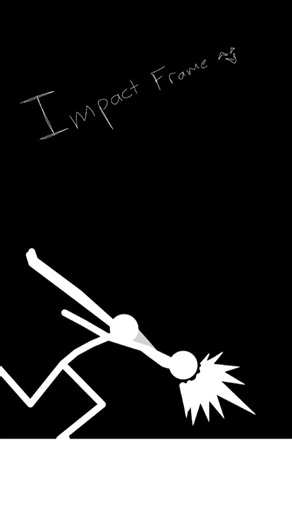 Practicing Punching Animation and Impact Frames😊