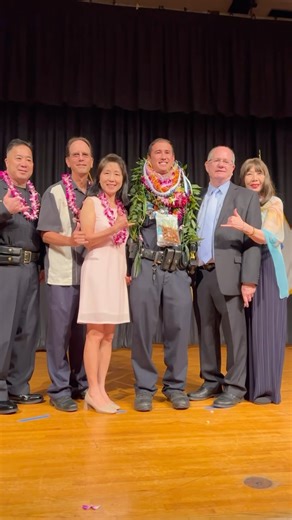 The Honolulu Police Department’s 2024 Service and Awards Ceremony was held this morning at the Neal Blaisdell Center’s Pikake Room. The HPD Officer of the Year, Corporal of the Year, Sergeant of the Year, Detective of the Year, Lieutenant of the Year, Reserve Officer of the Year, Civilian Employee of the Year, Civilian Manager/Supervisor of the Year, and Police Parent of the Year were announced. Sworn and civilian personnel with 25, 35, and 45 years of service were also honored. The ceremony is 