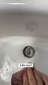 I wasn’t sure where to start with the rust in my sink, so I asked Instagram — and so many people said to try Bar Keepers Friend. I made a quick paste, let it sit under a damp cloth all day, wiped it off…and there was literally zero rust left! I was shocked at the results! Check it out on the blog: https://erinzubotdesign.com/one-room-challenge-spring-2022-week-2-demo/ #rustremoval #SinkCleaning | Erin Zubot Design