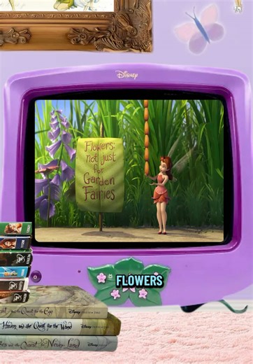 Rosetta’s first gardening class 🌼 #disneyfairies #pixiehollow #rosetta #tinkerbell #tinkerbellmovies