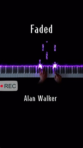 Alan Walker - Faded #piano #pianocover #alanwalker #faded #coversong