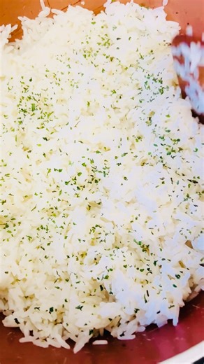 EASY ROSEMARY AND PARSLEY RICE #youtubeshorts #cooking #healthysaladrecipe