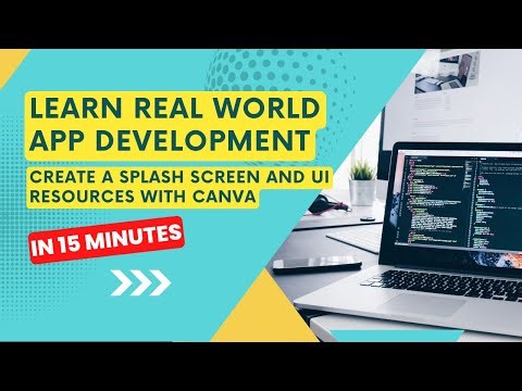 How to Create a Splash Screen in Android Studio + Design UI Resources with Canva