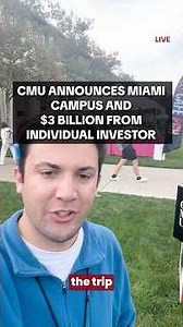 CMU announces Miami campus with $3 billion investor