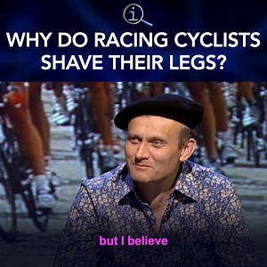 Why do racing cyclists shave their legs? 🤔🚴 | QI - Quite Interesting