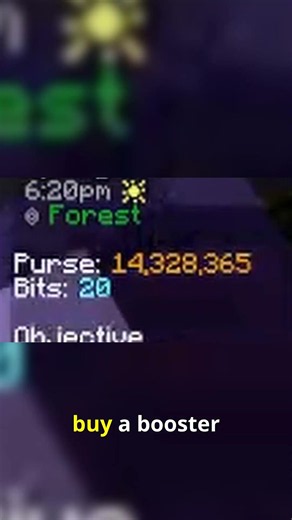 Booster Cookie Is BROKEN In Skyblock #hypixelskyblock #minecraft #shorts