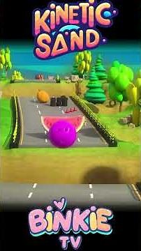 Fruits Learning Journey - Kinetic Sand and Bowling Ball Lesson for Kids