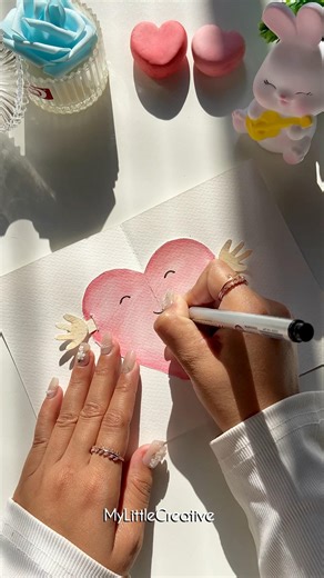 A Sweet Hug Inside 💌 Pop-Up Love Card🩷✨#shorts