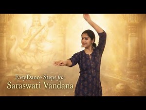 Easy Saraswati Vandana Kathak Dance | Beginner Friendly Choreography | Indian Classical Dance