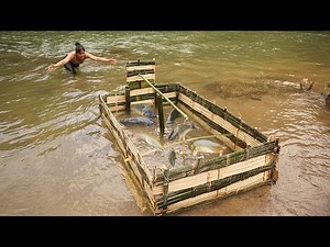 The ABSOLUTE BEST Fish Trap Method Using Bamboo | The SECRET to Making Bait to Trap Big Fish