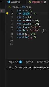 Keywords vs identifiers in javaScript #javascript #basics #trending #coding