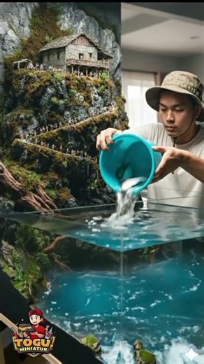 Epic Miniature Waterfall