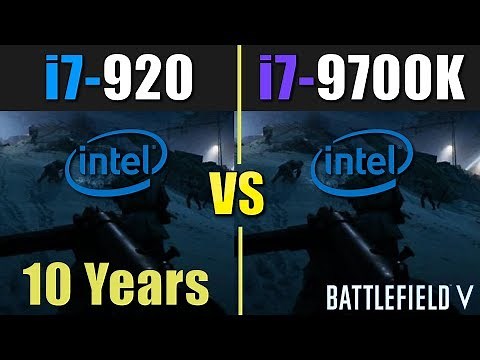 Intel Core i7-920 vs i7-9700K