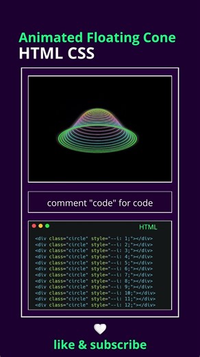 This 3D animation is just HTML & CSS 🤯