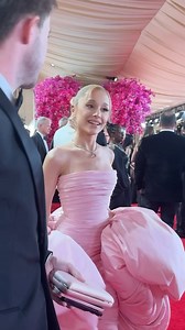 2.9M views · 3.2K reactions | @arianagrande takes method dressing to the #Oscars. The star arrived in a pink Giambattista Valli couture gown, a nod to her role as Glinda the Good Witch in the upcoming film, “Wicked.” Tap the link in our bio to see more from the red carpet. | Vogue | Facebook