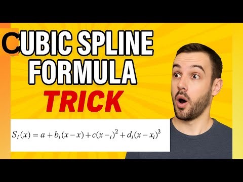 Cubic Spline Formula Trick || How to Remember Spline Formula.