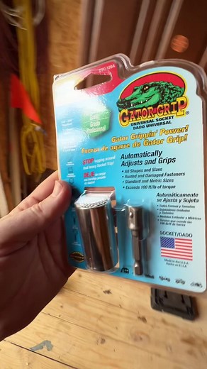 The original Gator Grip Self-Adjusting Universal Socket #masteringmayhem #tools #toolstoday #toolsofthetrade #protools #protoolstips #sockets #tipsandtricks #fyp #amazonfinds #cooltools | Mastering Mayhem