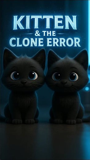 Episode 60: Kitten and the Clone Error | Epic Pixar-Style Short #animation #catstory #cat