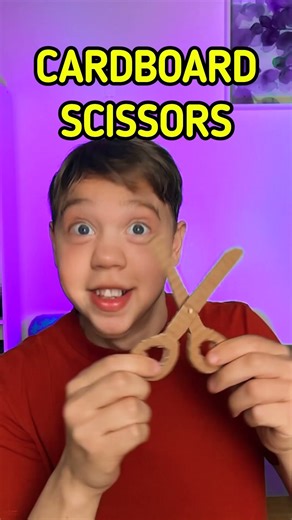 Cardboard Sword Test ⚔️😲 Can the Tape Hold? #kids #shorts