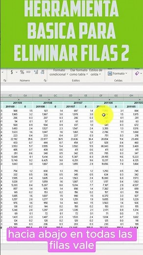 Herramienta basica para eliminar filas 2 👩🏼‍💻 #excel #shorts #cursoexcel #excelgratis