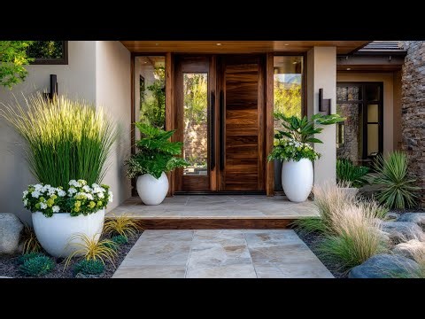 Organic Modern Gardens – Soft Planting Meets Clean Lines in Outdoor Design!