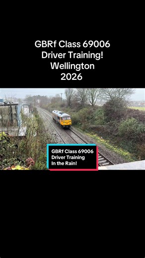 GBRf Class 69006! Another Week of Driver Training! Exeter - Fairwater Yrd In the rain! #gbrf #class69 #trains #fyp #railway