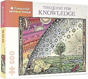 Pomegranate 500-Piece Jigsaw Puzzle for Adults, The Quest for Knowledge, Large Piece Puzzle, Matte Finish, Snug Fit