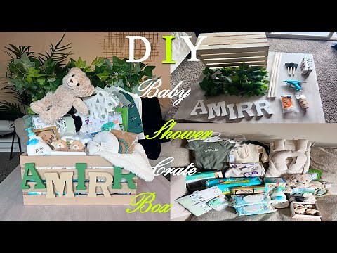 Baby Boy | DIY | Baby Shower Crate | Best Baby Shower Gift For New Parents | How To