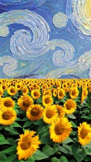 breathtaking field of sunflowers