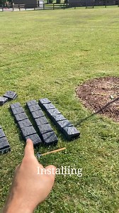 No more heavy lifting 🏋️‍♂️. Create a beautiful landscape edge in minutes with our lightweight Beuta Blocks! 🪨🌿 | Beuta