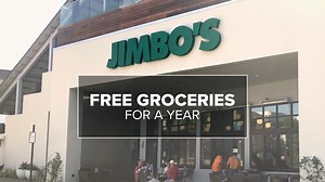 Jimbo's is giving away 'Free Groceries' for a year to someone in need