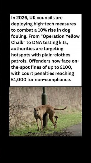 Busted by DNA! 🧬 Councils Launch Massive Dog Poo Crackdown! 🚫💩 #dog #news #shorts