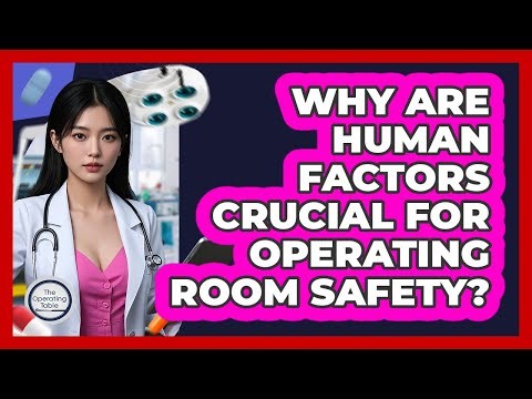 Why Are Human Factors Crucial For Operating Room Safety? - The Operating Table