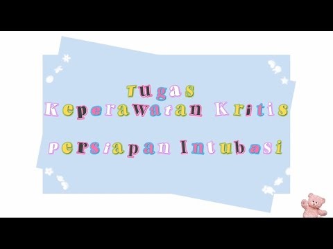 Wulanda Ayuni - Persiapan Intubasi di Ruang ICU