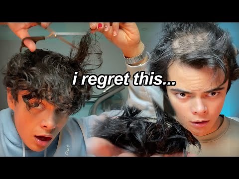 if i laugh i CUT MY HAIR...